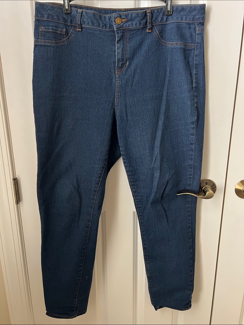 Bobbie Brooks Dark Blue Straight-Leg Women’s Jeans